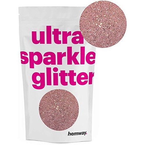 Hemway Rose Gold Premium Glitter Multi Purpose Dust Powder 100g / ...