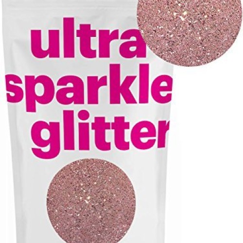 Hemway Rose Gold Premium Glitter Multi Purpose Dust Powder 100g / ...