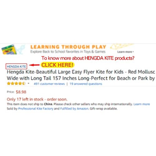 HENGDA KITE Software Octopus Flyer Kite with Long Colorful Tail fo...