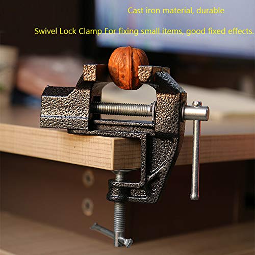 HENGDA Mini Table Clamp Small Bench Vice New upgraded cast iron ma...