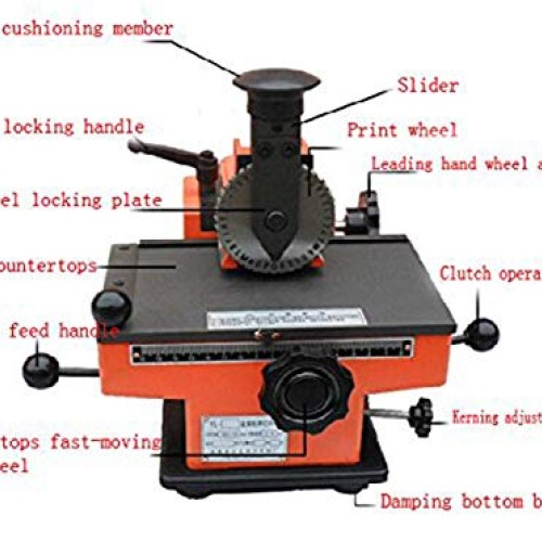 Hengwei New Edition Semi-Automatic Embosser Nameplate Metal Label ...