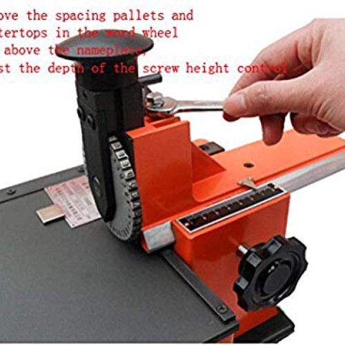 Hengwei New Edition Semi-Automatic Embosser Nameplate Metal Label ...