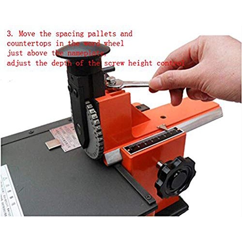 Hengwei New Edition Semi-Automatic Embosser Nameplate Metal Label ...