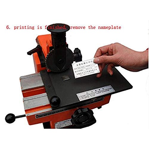 Hengwei New Edition Semi-Automatic Embosser Nameplate Metal Label ...