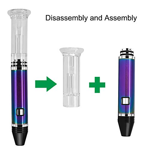 Vaporizer for Wax/Concentrate,with Quartz Spule and Ceramic Plate,...