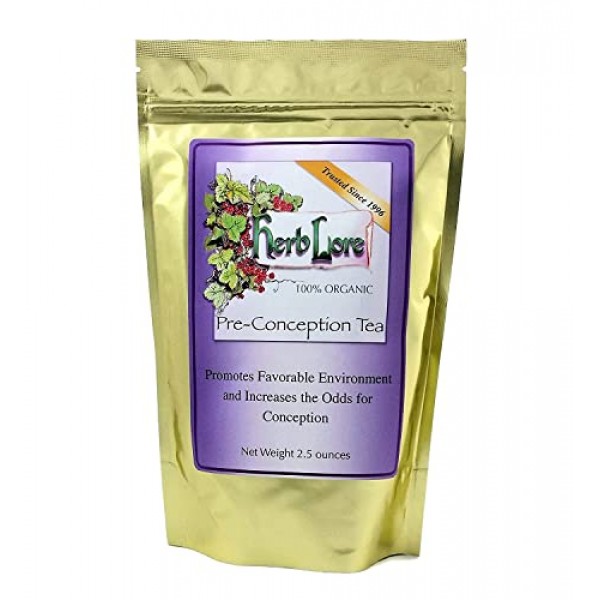 Herb Lore Pre Conception Tea 60 Cups - Loose Leaf - Herbal Prena...