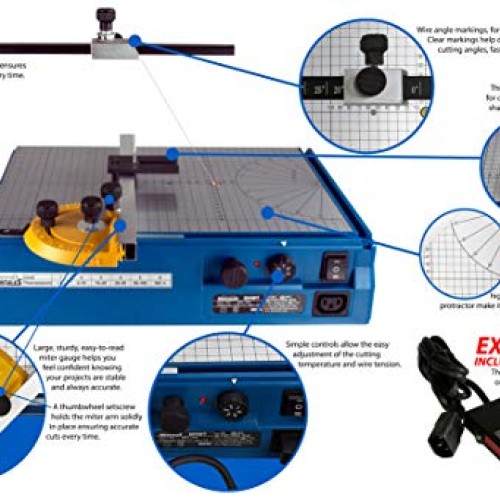 Hercules Hot Wire Foam Cutter Table with Foot Operated Control Ped...