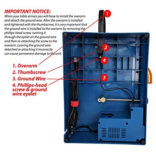 Hercules Hot Wire Foam Cutter Table with Foot Operated Control Ped...