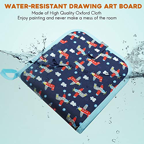 Here Fashion Portable Erasable Drawing Board for Kids, Double Side...