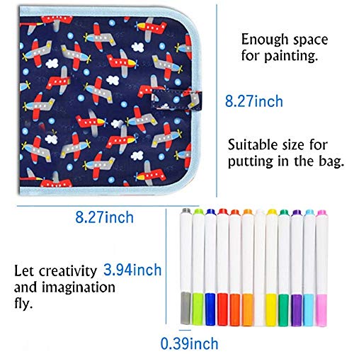 Here Fashion Portable Erasable Drawing Board for Kids, Double Side...