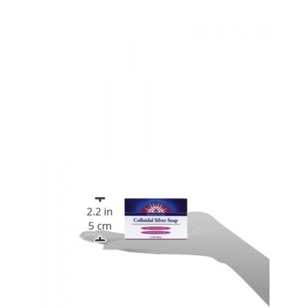 Heritage Store Bath Soap, Colloidal Silver, 3.5 Ounce