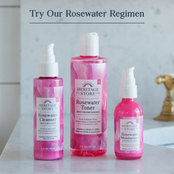 HERITAGE STORE Rosewater Spray | Hydrating Mist for Skin & Hair | ...