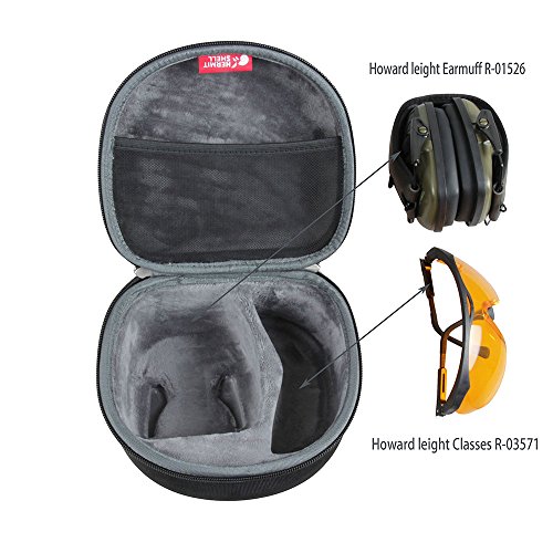 Hermitshell Hard Travel case fits Howard Leight Impact Sport OD El...
