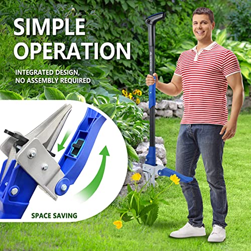 Hermsche Weed Puller Tool Stand Up Heavy Duty with Long Handle Gar...
