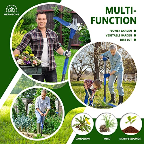 Hermsche Weed Puller Tool Stand Up Heavy Duty with Long Handle Gar...