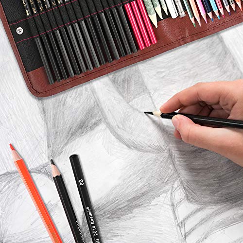 Sketching Pencil Set Drawing Pen Charcoal Sketch Kit Cover Graphit...