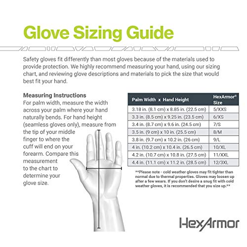 HexArmor Ugly Mudder 7310 PVC Coated Chemical Resistant Work Glove...