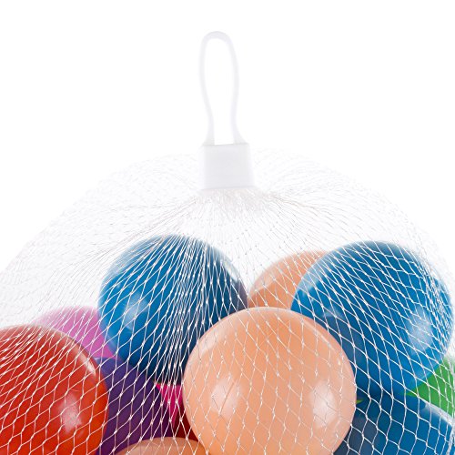 Hey! Play! Kids Pop-up Six-Sided Ball Pit Tent with 200 Colorful a...