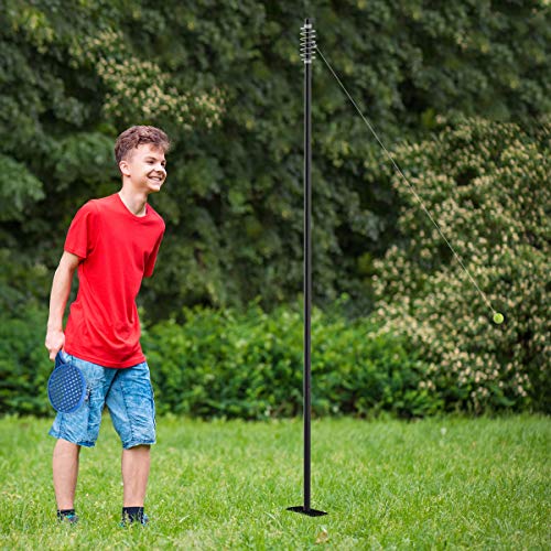 Hey! Play! Rope Ball Tether Swing Game- Complete Set with Pole, 2 ...