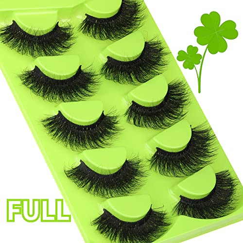 Fluffy Lashes Mink Dramatic Eyelashes D Curl Long Lashes that Look...