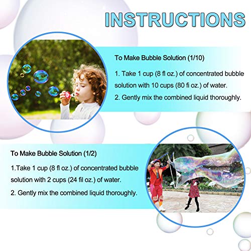 Toys Bubbles Concentrated Solution Refill 32 oz up to 2.5 Gallon...