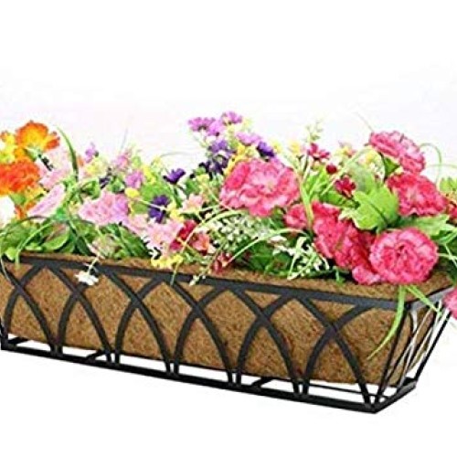 HFHOME 2Pcs 24 Trough Coco Fiber Replacement Liner, 24 inch Windo...
