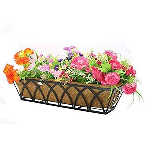 HFHOME 2Pcs 24 Trough Coco Fiber Replacement Liner, 24 inch Windo...