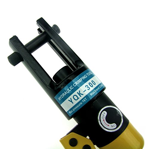 HFS R16 Ton Hydraulic Wire Terminal Crimper Battery Cable Lug Cr...