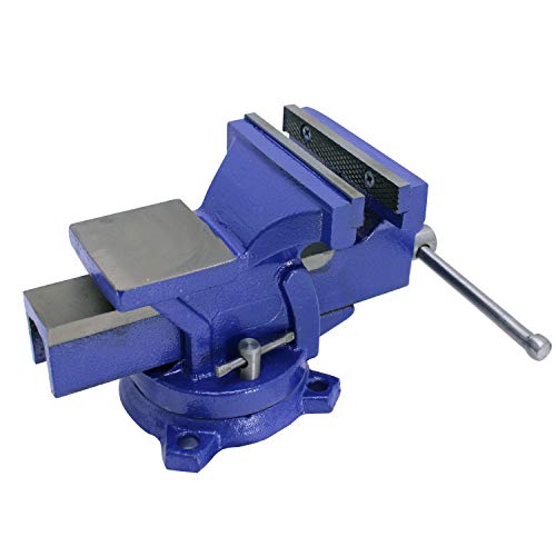 HFS R 5 eavyduty Bench Vise Anvil Forged.360 Swivel Locking Bas...