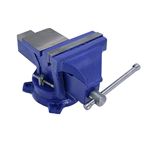 HFS R 5 eavyduty Bench Vise Anvil Forged.360 Swivel Locking Bas...