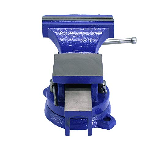 HFS R 5 eavyduty Bench Vise Anvil Forged.360 Swivel Locking Bas...