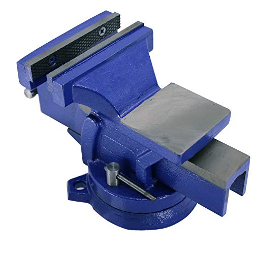 HFS R 5 eavyduty Bench Vise Anvil Forged.360 Swivel Locking Bas...