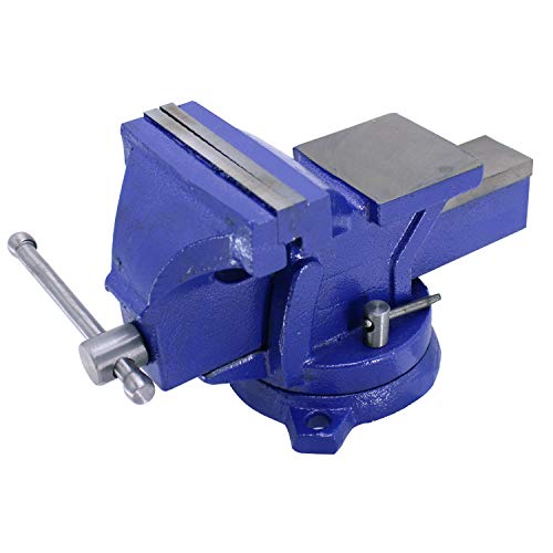 HFS R 5 eavyduty Bench Vise Anvil Forged.360 Swivel Locking Bas...