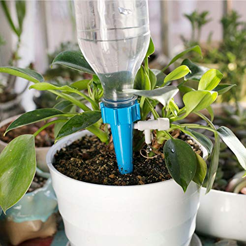 12 Pack Adjustable Self Watering Spikes Automatic Drip Irrigation ...