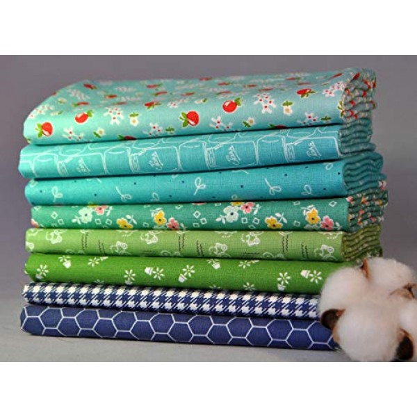 Farm Girl Vintage 8 Cool Colors Fat Quarters Bundle by Lori Holt o...