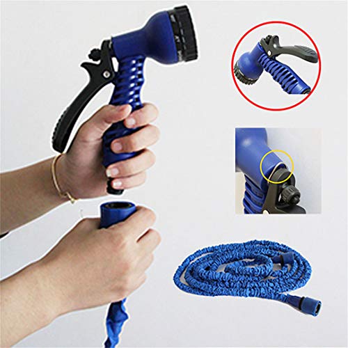 7.5-30 M High Pressure Expansion Hose Adjustable Water Nozzle ...