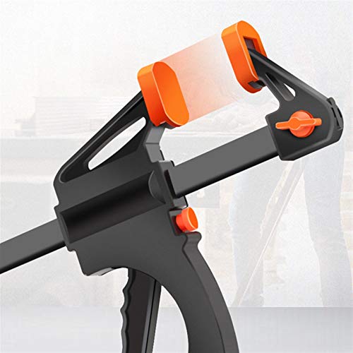 HHOSBFSS 4 Inch 2/3/4/5/ 10Pcs Woodworking Work Bar F Clamp Clip S...