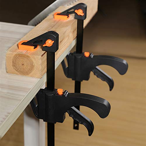 HHOSBFSS 4 Inch 2/3/4/5/ 10Pcs Woodworking Work Bar F Clamp Clip S...