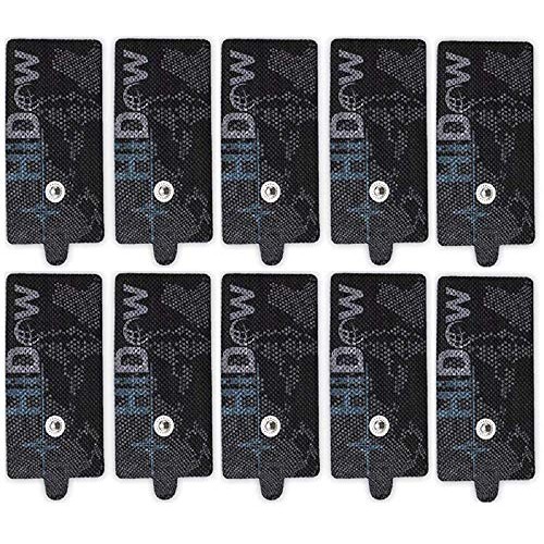 HiDow 5 Pair Snap on TENS Unit Stim Electrodes Pads | Premium Qual...