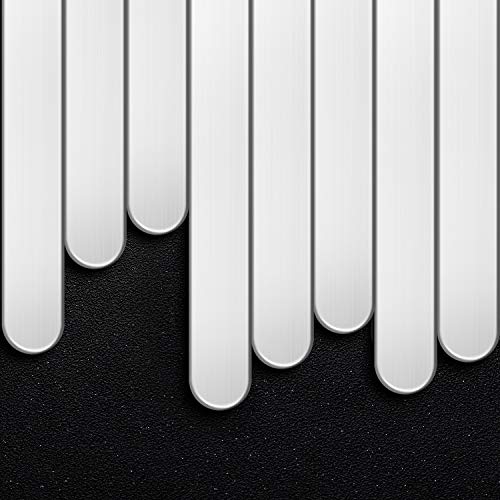 16 Pieces Bracelet Blanks Stainless Steel Blank Bracelet Cuff Bang...