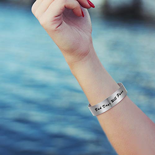 16 Pieces Bracelet Blanks Stainless Steel Blank Bracelet Cuff Bang...