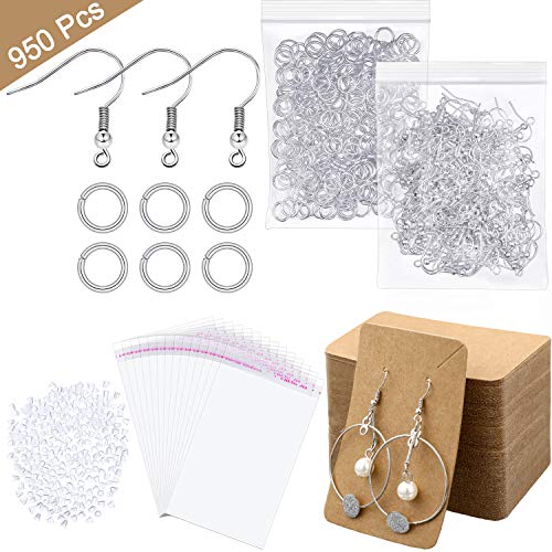 950 Pieces Earring Making Supplies Kit, Hypoallergenic Earring Fis...