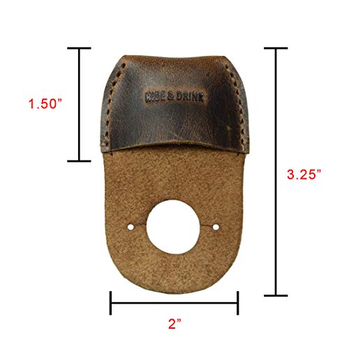Hide & Drink, Leather Thumb Guard, Finger Protector, Carpenter Car...