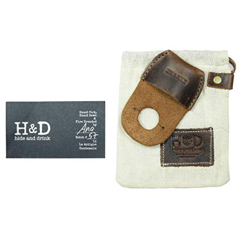 Hide & Drink, Leather Thumb Guard, Finger Protector, Carpenter Car...