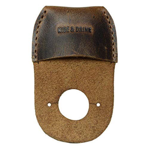 Hide & Drink, Leather Thumb Guard, Finger Protector, Carpenter Car...