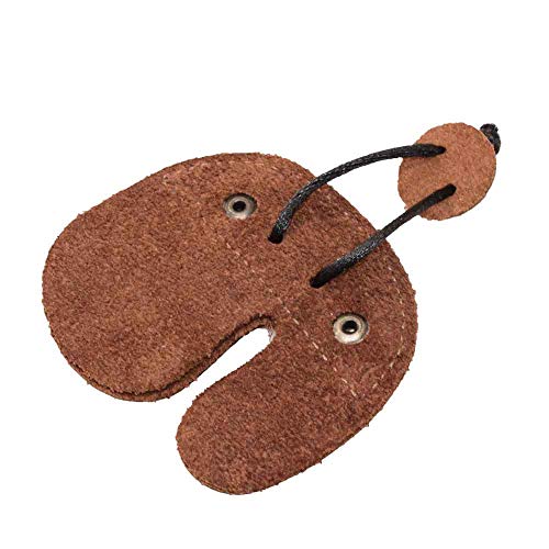 Hide & Drink, Rustic Leather Right Handed Archery Finger Tab/Recur...
