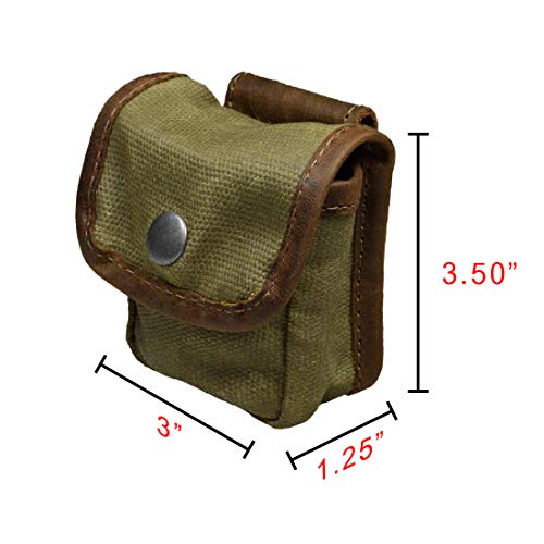 Hide & Drink, Water Resistant Waxed Canvas Belt Pouch, Multi-Purpo...