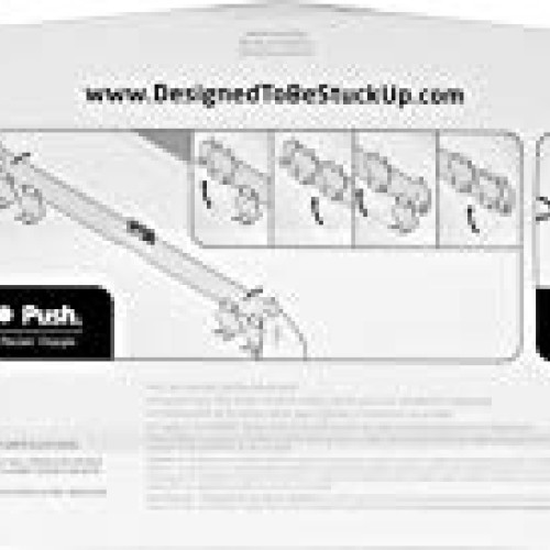 High & Mighty 515310 Tool Free Picture Hanger, 125LB, Weight Limit...