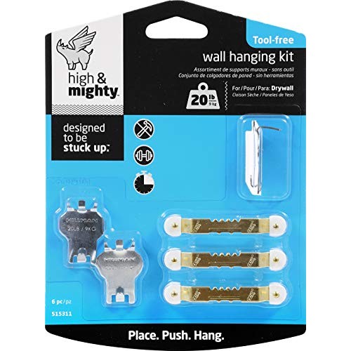 High & Mighty Hillman 515311 6PC 20LB Pict Picture hang kit, One S...