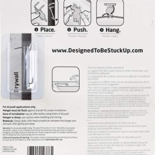 High & Mighty Hillman 515311 6PC 20LB Pict Picture hang kit, One S...